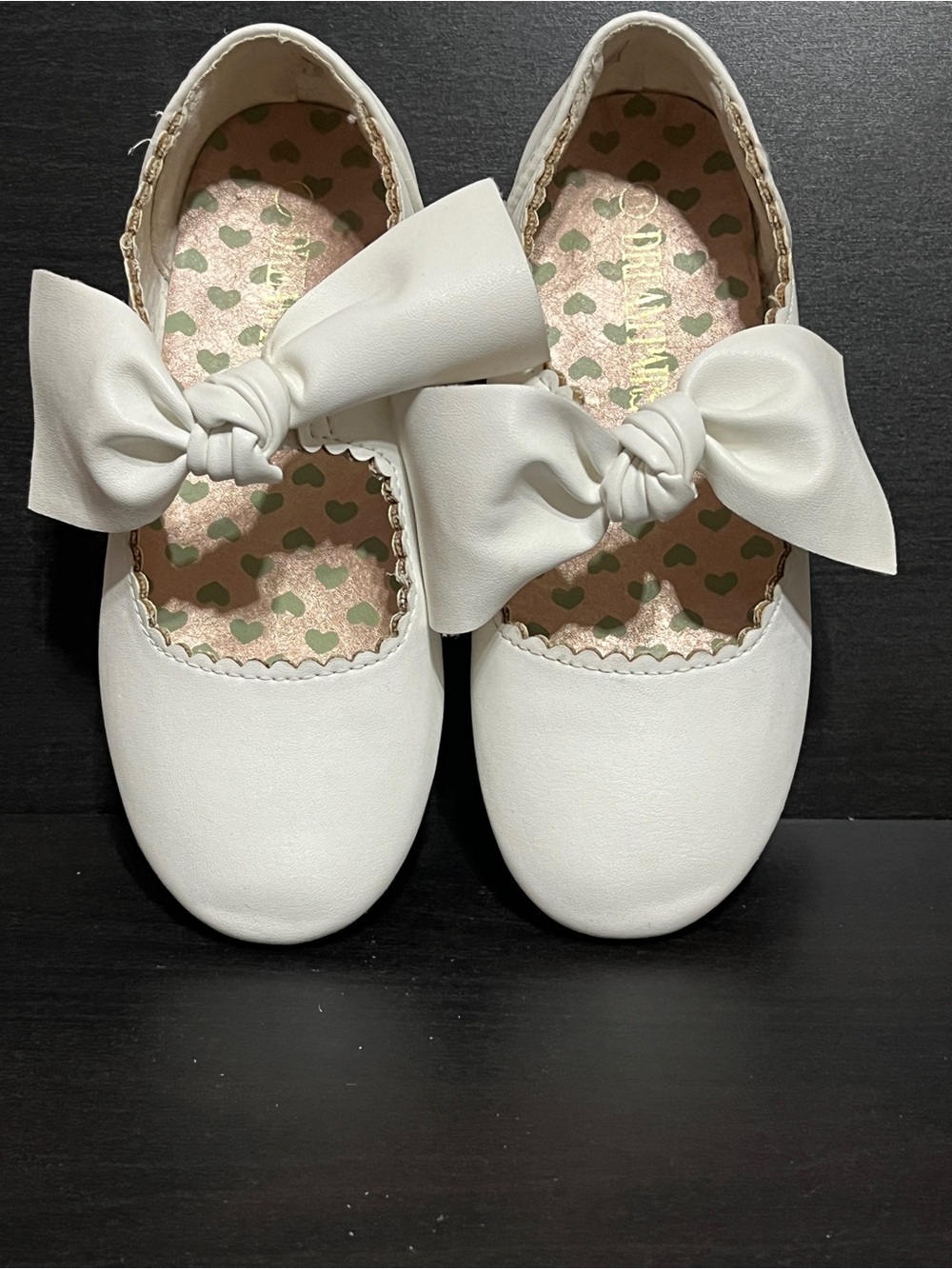 ⭐️$5 ADD ON⭐️ White Bow Mary Jane Dress Flats for Kids - Picture 9 of 10